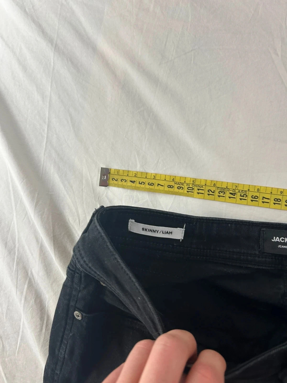 Zwarte jack & Jones vintage skinny liam w32 l32 – photo 8